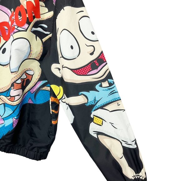 Members Only x Nickelodeon AOP Character Print Full Zip Windbreaker - Mens Large - Picture 5 of 11